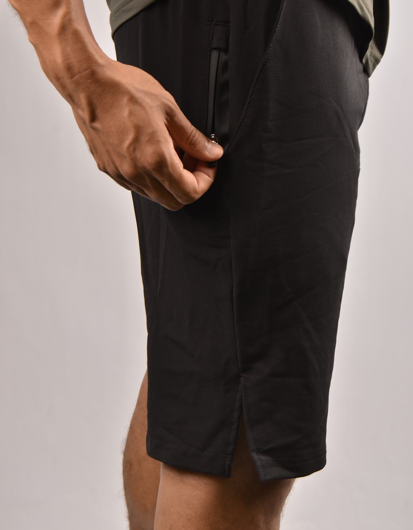 black soft short